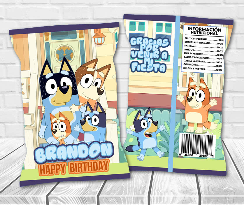 Bluey Chip Bag