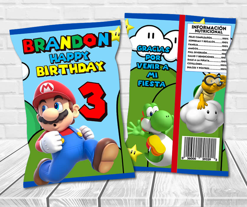 Super Mario Bros Chip Bag