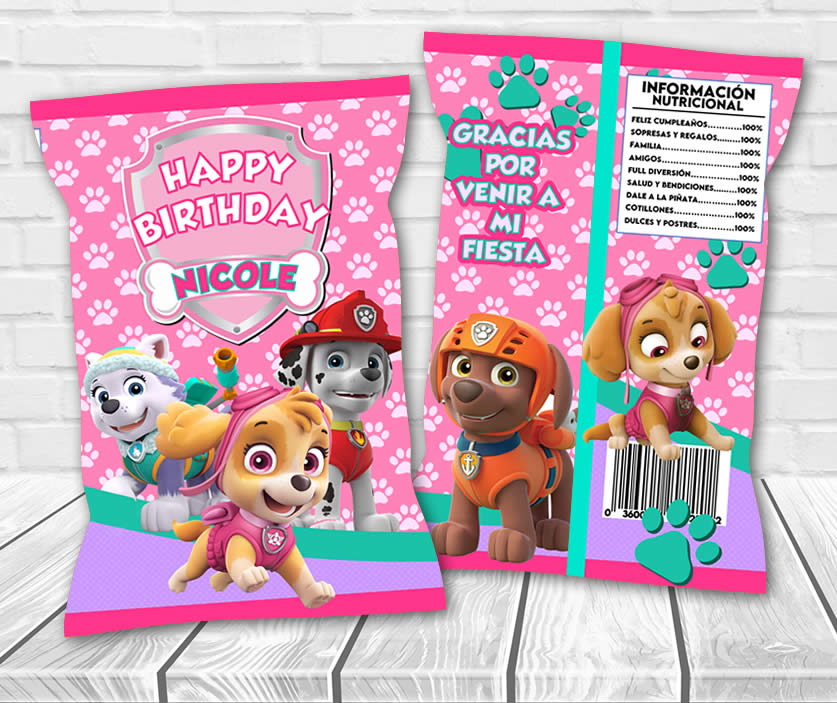 Paw Patrol Chip Bag