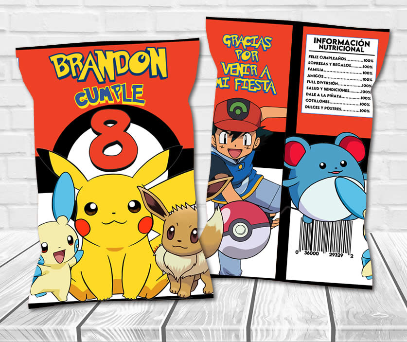 Pokemon Chip Bag