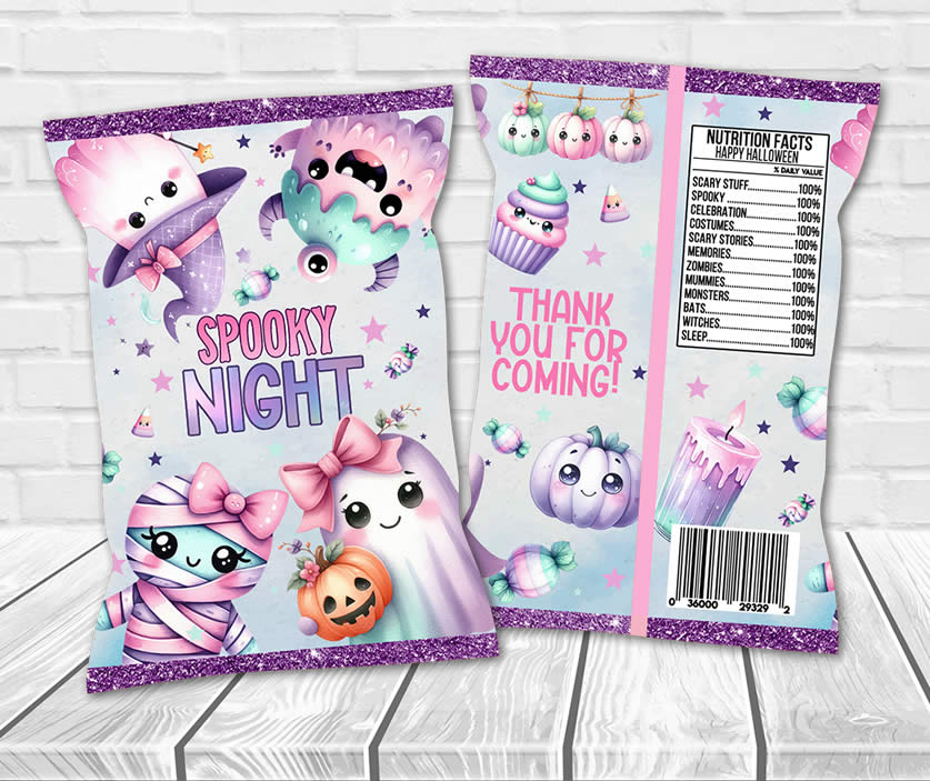 Halloween Chip Bag