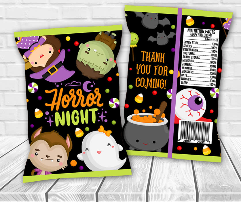 Halloween Chip Bag