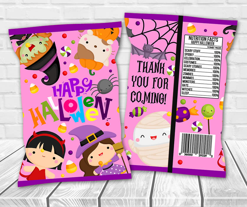 Halloween Chip Bag