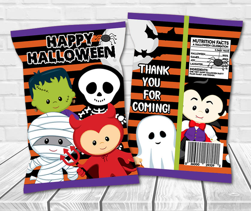 Halloween Chip Bag