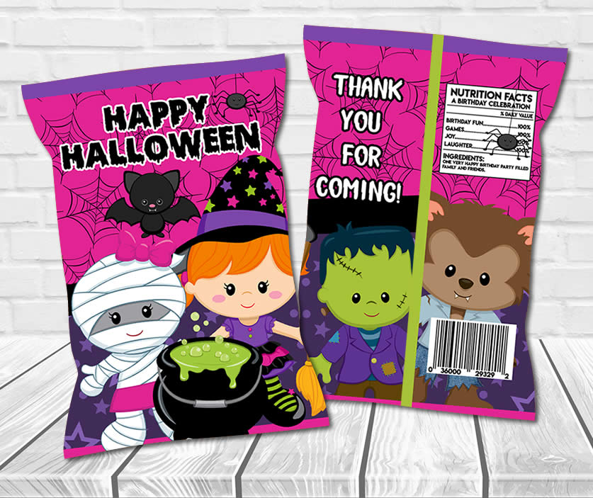 Halloween Chip Bag