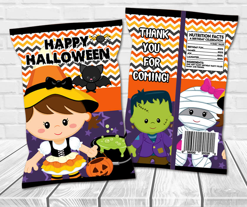 Halloween Chip Bag